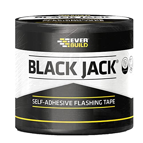Everbuild EVBFLDIY225 Black Jack Flash DIY, 225 mm x 3 m, Blei-Optik von Everbuild