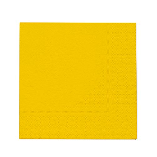Every E333-02 Tissue Serviette, Papier, gelb, 32x32x0.56 cm 20 Einheiten von EVERY