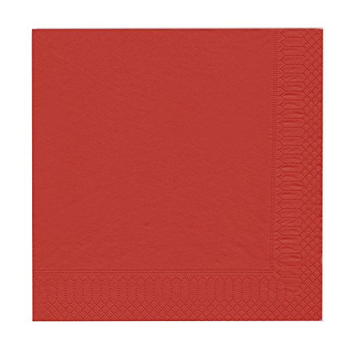 Every E403-05 Tissue Serviette, Papier, Rot, 40x40x0.56 cm 20 Einheiten von EVERY