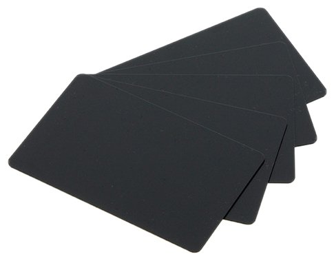 Evolis – Karten PVC – 30 Tausendstel Zoll Schwarz Matt – 86 x 54 mm 500 Karte (S), C8001 von Evolis