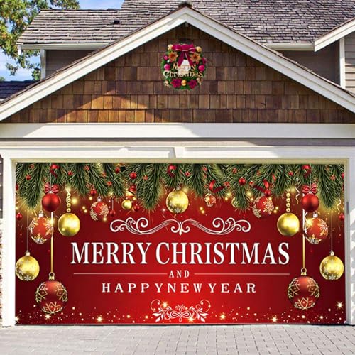 Eyccier Weihnachtsgarage -Tür -Tür Banner 7x16ft groß von Eyccier