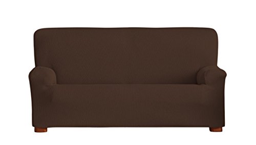 Eysa Ulises elastisch Sofa überwurf 4 sitzer, Polyester-Baumwolle, 07-braun, 37 x 11 x 29 cm von Eysa