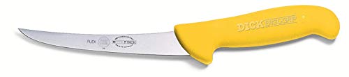 F. DICK Ausbeinmesser, ErgoGrip, flexibel (Messer mit Klinge 13cm, X55CrMo14 Stahl, nichtrostend, 56° HRC) 82981131-02, Gelb von F. DICK