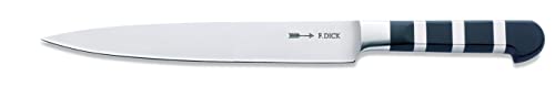 F. DICK Tranchiermesser, 1905 (Messer mit Klinge 21 cm, X50CrMoV15 Stahl, nichtrostend, 56° HRC) 81956212, Schwarz, Silber von F. DICK
