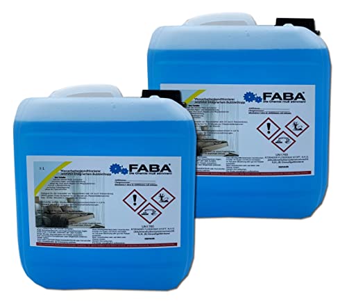 FABA Wasserbett Conditioner Wasserbettenkonditionierer mit Bubble Stopp 2 x 5 Liter von FABA