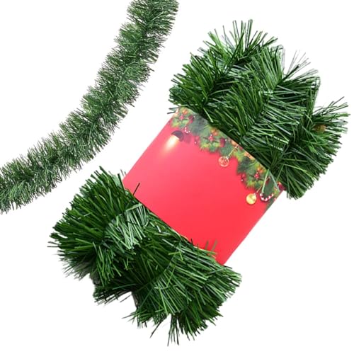 Weihnachtsgrasstreifen-Dekorationen, Grüner Türkranz, Umweltfreundliche PVC-Weihnachtsdekorationen, Heim- Und Hotelszenendekorationen von FASSME