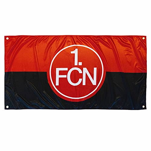 FBS - Flagge Deutschland 1. FCN (1. FC Nürnberg), 140 x 70 cm, rot / schwarz von FBS