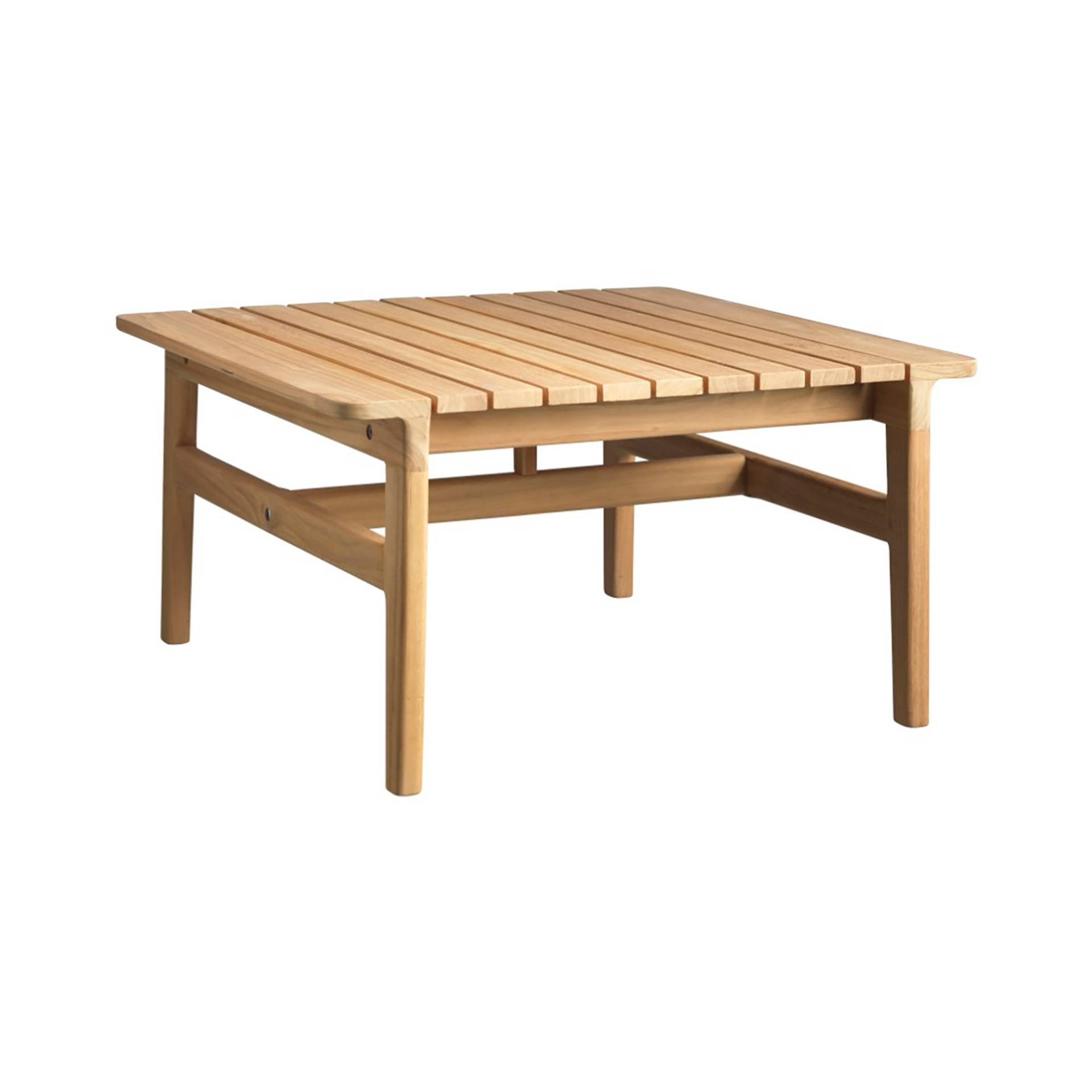 FDB Møbler - M19 Sammen Lounge Gartenbeistelltisch H 33cm - natur/geölt/BxHxT 61,5x33x61,5cm von FDB Møbler