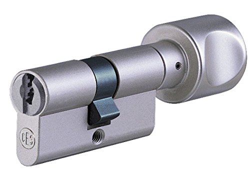 CES UDM Knaufzylinder 40/27K inkl. 3 Schlüssel - Sicherheitszylinder - inkl. Sicherungskarte - verschiedenschließend (K=Knaufseite) von FELGNER