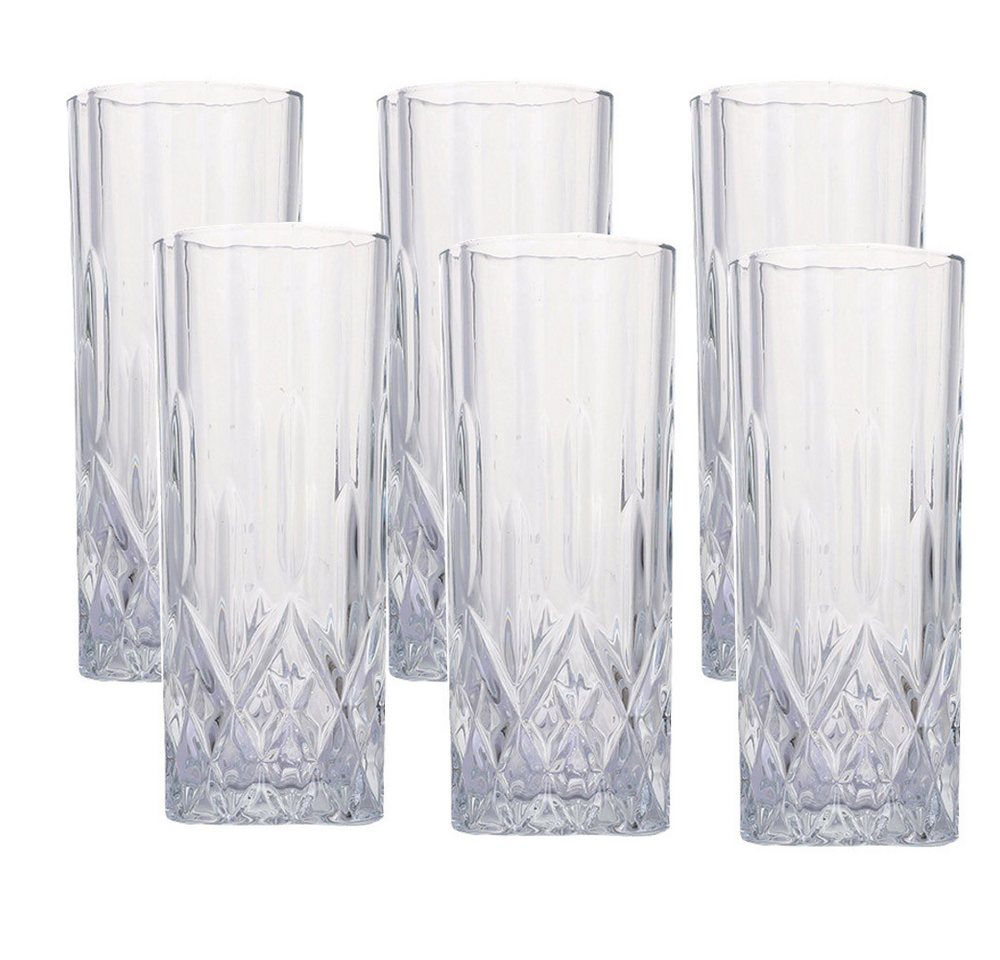 FELIXLEO Gläser-Set Cocktail Gläser 6er Set Bier Glas Can Wassergläser, Eiskaffee von FELIXLEO
