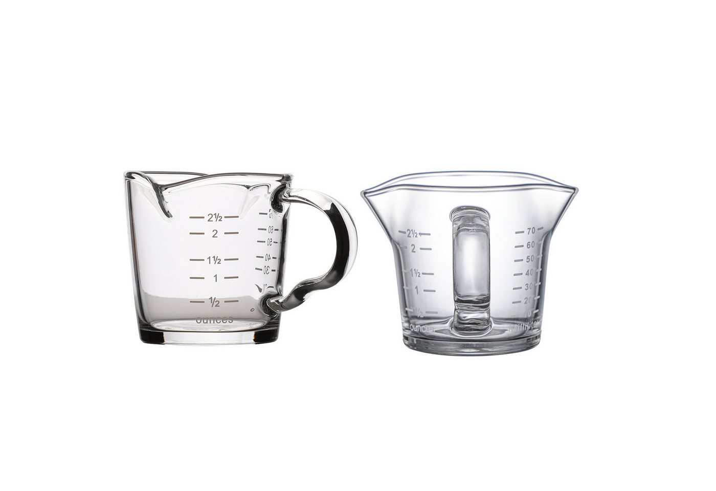 FELIXLEO Vorratsdose 2er Set Messbecher, Measuring Cups 1L, Meßbecher für Mehl, Zucker, (2-tlg) von FELIXLEO