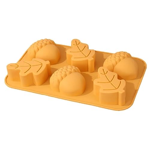Harvest Festival Silicone Pumpkin Cake Mold Non Stick Pumpkin Chocolate Mold Halloween Themed Fondant Molds DIY Craft Silicone Pumpkin Chocolate Making Mold Durable Cake Tool Easy To Clean Baking Mold von FENOHREFE
