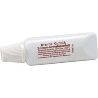 SILIKON-Armaturenfett glissa - für Trinkwasserarmaturen - wasserabweisend und hitzebeständig - Tube 7 g 100g/27,00 eur von FERMIT