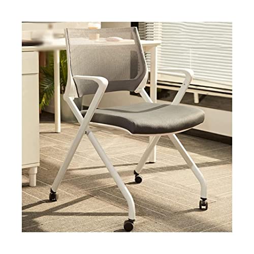 FFDMWSS Möbelstuhl mit doppelter Netz-Rückenlehne, rutschfest, Rollstuhl, Klappstuhl, hohe Belastbarkeit, einheimische Baumwollkissen, sitzende Komfortsitze von FFDMWSS