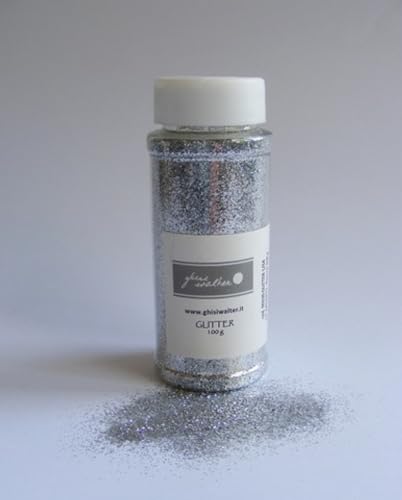 FGF IMPORT EXPORT Glitter 1/64 Silber 100 g 90330, Siehe Foto von FGF IMPORT EXPORT