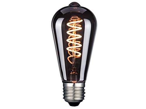 FHL easy! E27 Filament LED Deko Leuchtmittel Kolben Vintage Rauchfarben - 4 Watt, 60 Lumen von FHL easy