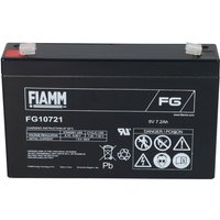 Fiamm - Blei-Akku FG10721 Pb 6V / 7,2Ah Faston 4,8 von FIAMM