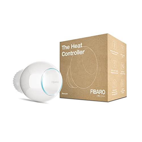 FIBARO The Heat Controller Head / Z-Wave Plus Heizungsthermostat, Heizkörperthermostat, FGT-001 von FIBARO
