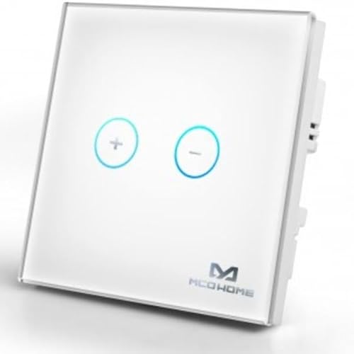 MCO Home Z-Wave Smart Light Dimmer with Touch Panel, MH-DT311, White von FIBARO