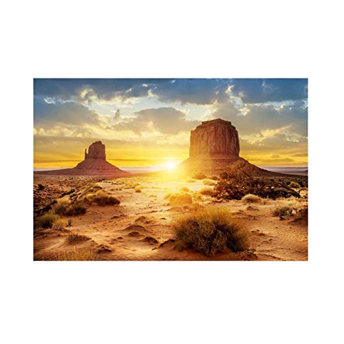 FILFEEL Aquarium Hintergrund Poster PVC Klebstoff Dekor Papier Sonne und Wüste Stil(76 * 30cm) von FILFEEL