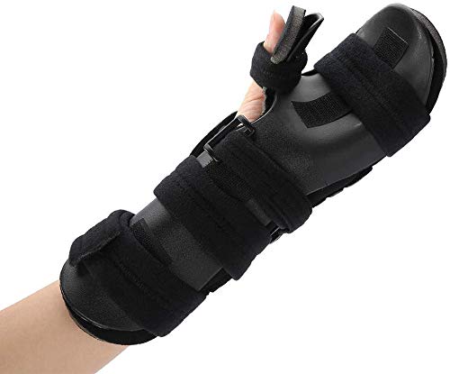 FILFEEL Einstellbare Handgelenkstütze Schutzhand für Training Verstauchung Arthritis Splint Support Schiene für Handgelenk- und Unterarmstütze und Alignmen(Left M) von FILFEEL