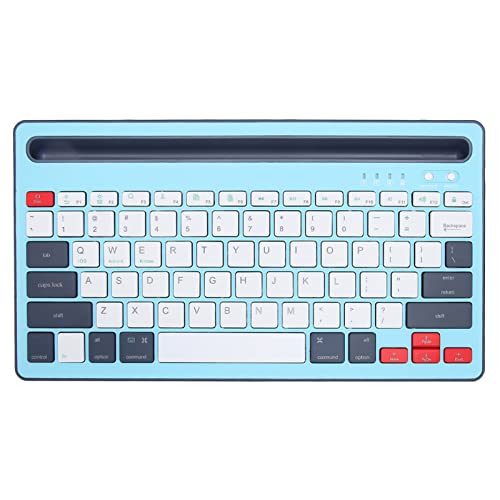 FILFEEL Kabellose -Spieletastatur - Ergonomie, Wiederaufladbare Silent Keys Tablet-Tastatur für Telefone (Blau) von FILFEEL