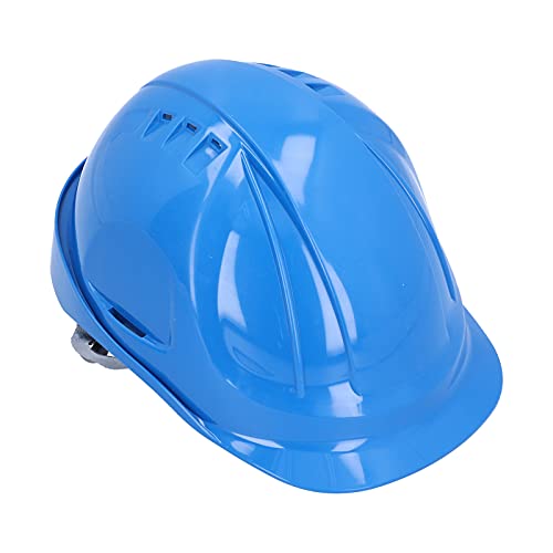 Schutzhelm, Atmungsaktiver ABS Schutzhelm, Einstellbarer Anti-Smash Komfortabler Helm für Baustellen, Blau von FILFEEL