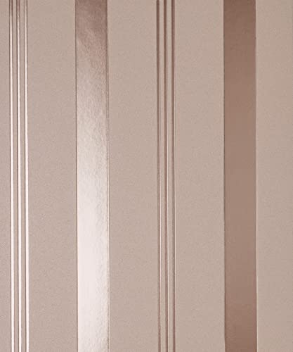 Fine Decor Platinum Bexley Stripe Pink von FINE DECOR