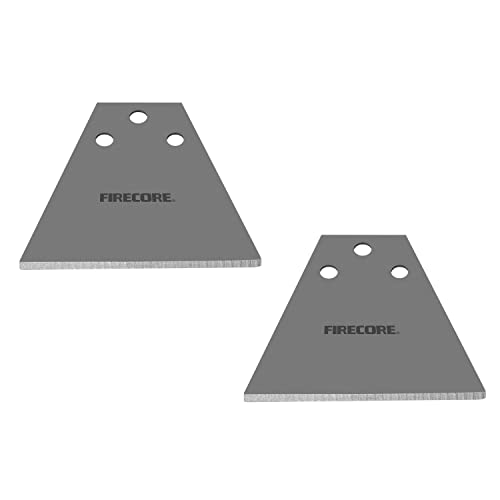 Firecore SDS Plus Ersatzklingen für Firecore 12,7 x 27,9 cm SDS Plus Bodenschaber FS22510, 2 Stück von FIRECORE