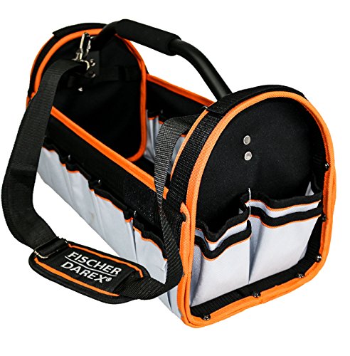 Fischer DAREX 810302 Werkzeugtasche Handtasche Nylon, schwarz von FISCHER DAREX