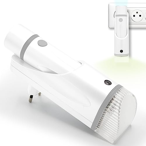 FISHTEC - Batteriebetriebene weiße LED-Taschenlampe/Nachtlicht - Mit Bewegungsmelder und wiederaufladbar durch Induktion - Warmes und Weiches Licht - 5 Stunden Laufzeit - 1,6 Watt Leistung von FISHTEC