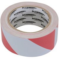 Absperrband 50 mm x 33 m, rot-weiß von FIXMAN