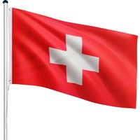 Flagmaster - Aluminium Fahnenmast Schweiz 6,50m von FLAGMASTER