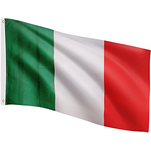 FLAGMASTER Flagge, 30 verschiedene Fahnen zur Wahl, Größe 120 cm x 80 cm, Italien von FLAGMASTER