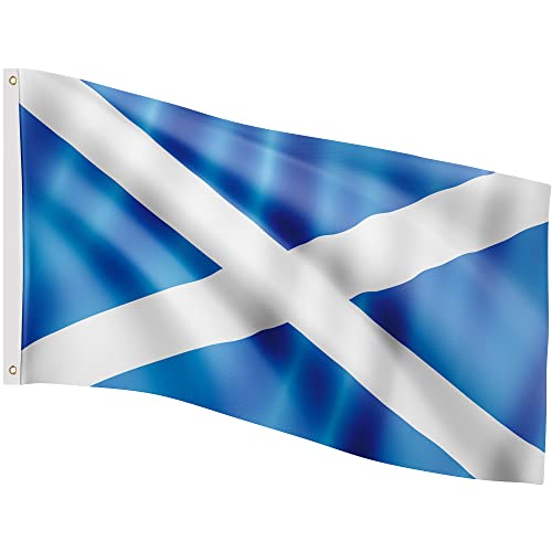 FLAGMASTER Flagge, 30 verschiedene Fahnen zur Wahl, Größe 120 cm x 80 cm, Schottland von FLAGMASTER