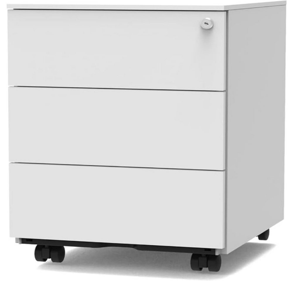 FLEXISPOT Aktenschrank CB34 (mit Schlüsselschloss, kommode, rollcontainer Schreibtisch mit 3 Schublade für Büro) Rollcontainer, Büroschrank von FLEXISPOT