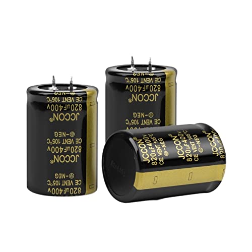 Kondensatoren 2 Stück Audio-Elektrolytkondensatoren 400 V 100 UF 150 UF 220 UF 330 UF 470 UF 560 UF 680 UF ​​820 UF 1000 UF for HiFi-Verstärker Low ESR Diodenschalter (Size : 400V100UF 22x25) von FOCCAR