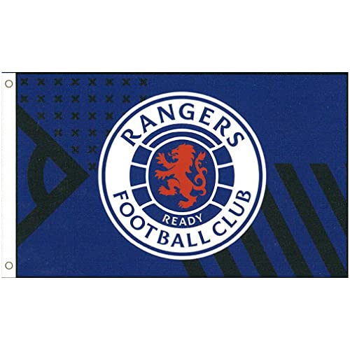 FOCO Offiziell lizenzierte Rangers FC Crest Fußballflagge von FOCO