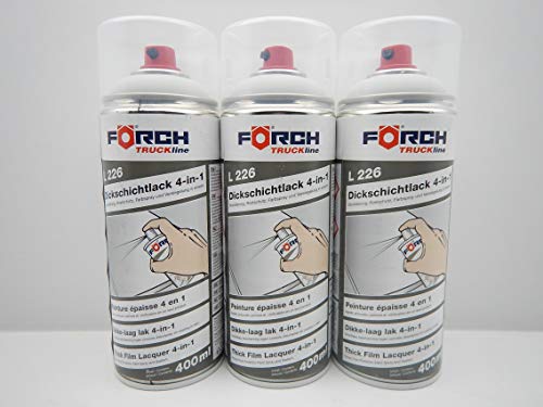 FORCH 4 in 1 LKW IC194 WEISS DICKSCHICHTLACK LACK SPRAY SPRAYDOSE 400ML (3) von FORCH