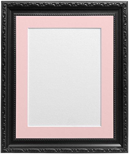 FRAMES BY POST Bilderrahmen im Shabby-Chic-Look, Plastik, Schwarz, 14 x 11 Inches Image Size A4 von FRAMES BY POST