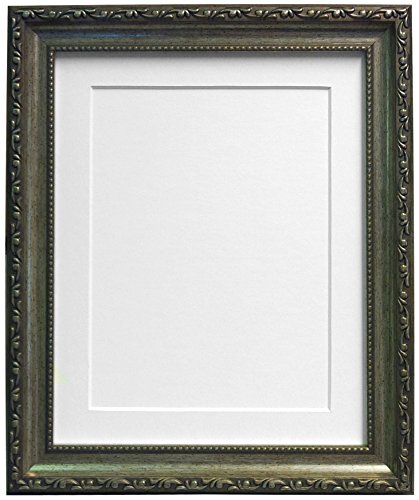 FRAMES BY POST Bilderrahmen im Shabby-Chic-Look, Plastik, Silber, 50 x 40 cm Image Size 15 x 10 Inches (Plastic Glass) von FRAMES BY POST