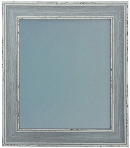 FRAMES BY POST Scandi Bilderrahmen mit blauer Rückwand, 25,4 x 20,3 cm, Blau von FRAMES BY POST