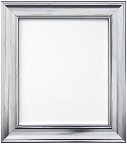 FRAMES BY POST Scandi Bilderrahmen mit weißer Rückwand, 53,3 x 25,4 cm, silberfarben von FRAMES BY POST