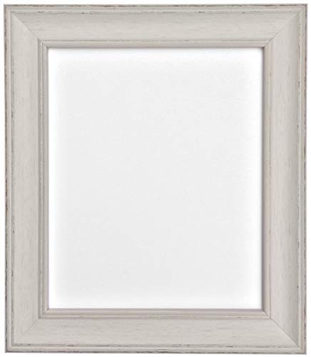 FRAMES BY POST Scandi Bilderrahmen mit weißer Rückwand, 76 x 50 cm, Hellgrau von FRAMES BY POST