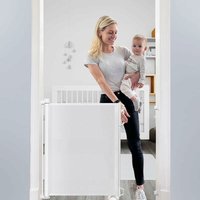 Ausziehbares Treppenschutzgitter für Babys, Kinder und Hunde, 0–180 cm, erweiterbares Baby-Sicherheitsgitter, Treppen, Korridor von FREOSEN