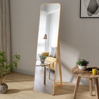 Freosen - Standspiegel in Bambusholzrahmen Rechteckiger Spiegel 135 x 32 cm von FREOSEN