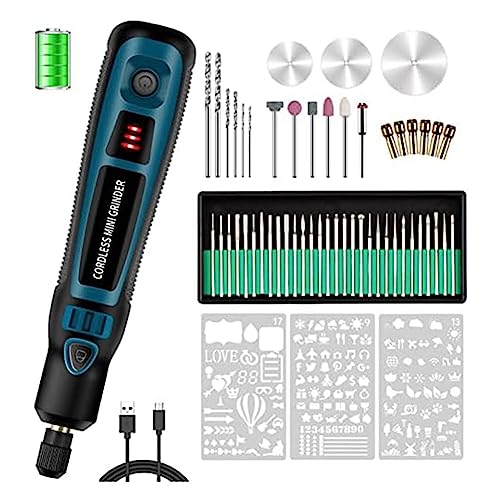 FRGMNT 20-W-Gravierstift mit 44-Bit-USB-Multifunktions-Gravierwerkzeug zum Selbermachen und Polieren Von Schnitzschmuck von FRGMNT