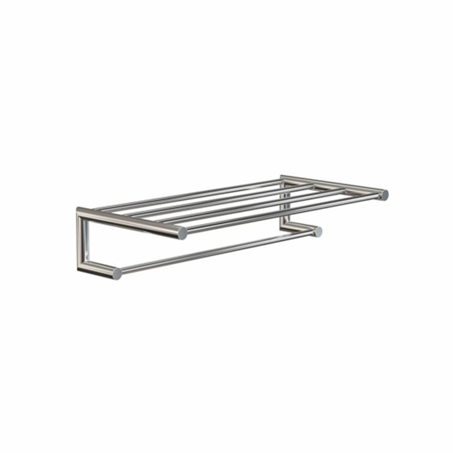 FROST - Nova2 Wandgarderobe - edelstahl/poliert/BxHxT 62,5x11,5x30cm von FROST