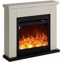 Elektrischer Kamin Beige Paolo Cm 88,3x99x25 Fuego Fuego Paolo Beige - beige von FUEGO