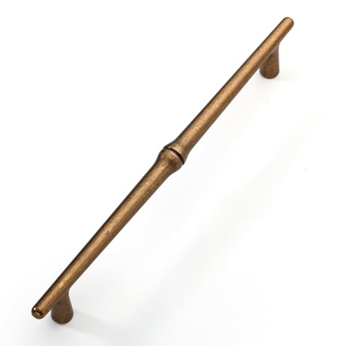 FURNIWARE 10 Stück Antiker Möbelgriff, 192 mm Bohrlochabstand Schubladengriff Antiquitäten Brass Schrankgriffe, Schubladengriffe für Türen, Küchen, Truhen, Kommoden, Schränke von FURNIWARE